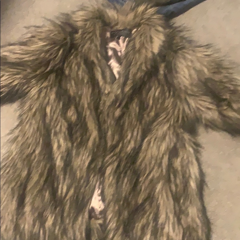 Vintage Havana small fur coat brown